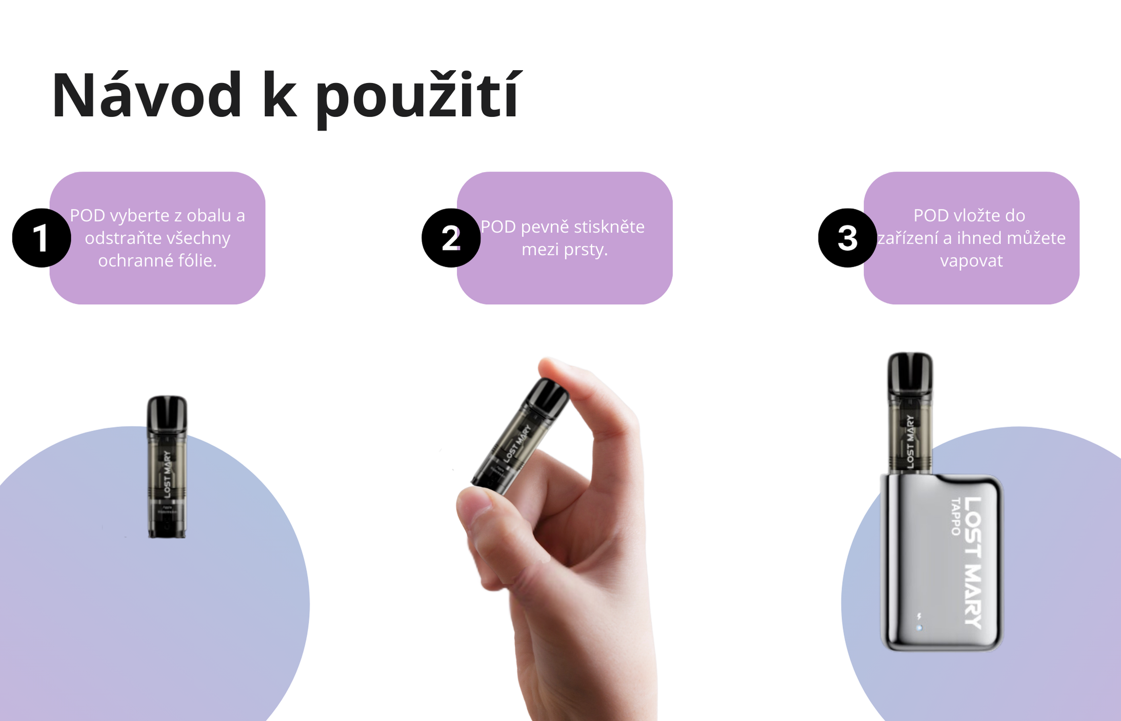 Lost Mary Tappo - návod na použitie